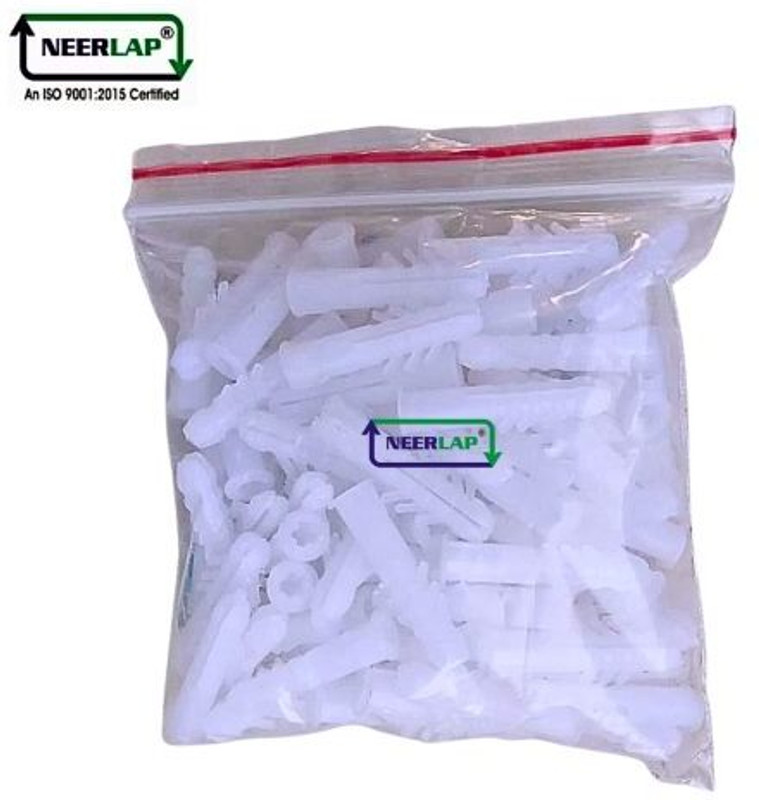 Neerlap 6.5X35mm Nylon Sleeve wall plug/Gitti - 100 pcs. Plastic Anchor(3.5 cm)