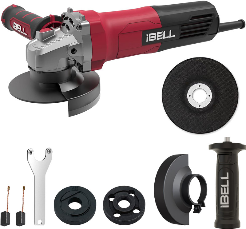 iBELL AG10-68 Grinding Machine,11000RPM,680W Heavy Duty,Disc Dia 100mm,Copper Armature Angle Grinder(100 mm Wheel Diameter)