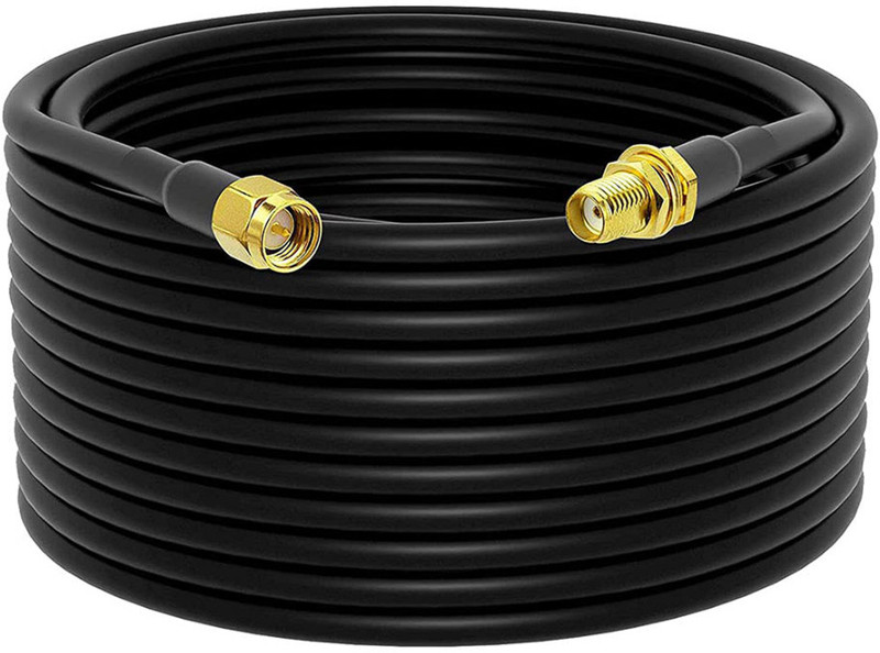 Netboon SMA Male Female RG 58 Extension Cable | SMA Female to SMA Male Coaxial Cable Antenna Amplifier