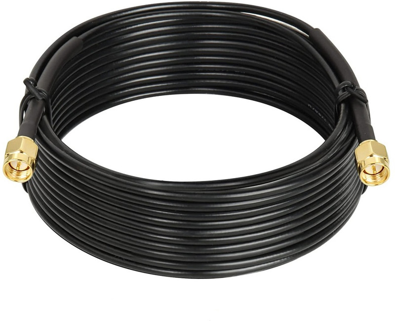 Netboon Low Loss RG 58 Extension Cable with RP SMA Male to RP SMA Female Connector Antenna Amplifier