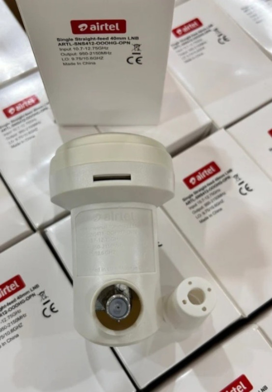 Airtel Original LNBF Camera for Full HD All DTH KU Band | Fully Compatible with All DTH Antenna Rotator