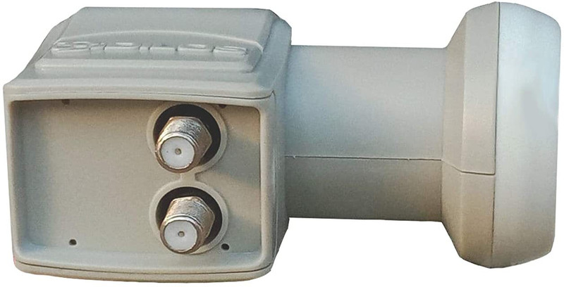 GoodsBazaar Dilos FS222 Pro Dual Universal LNB (Twin LNB) All dth Dish Support Antenna Rotator
