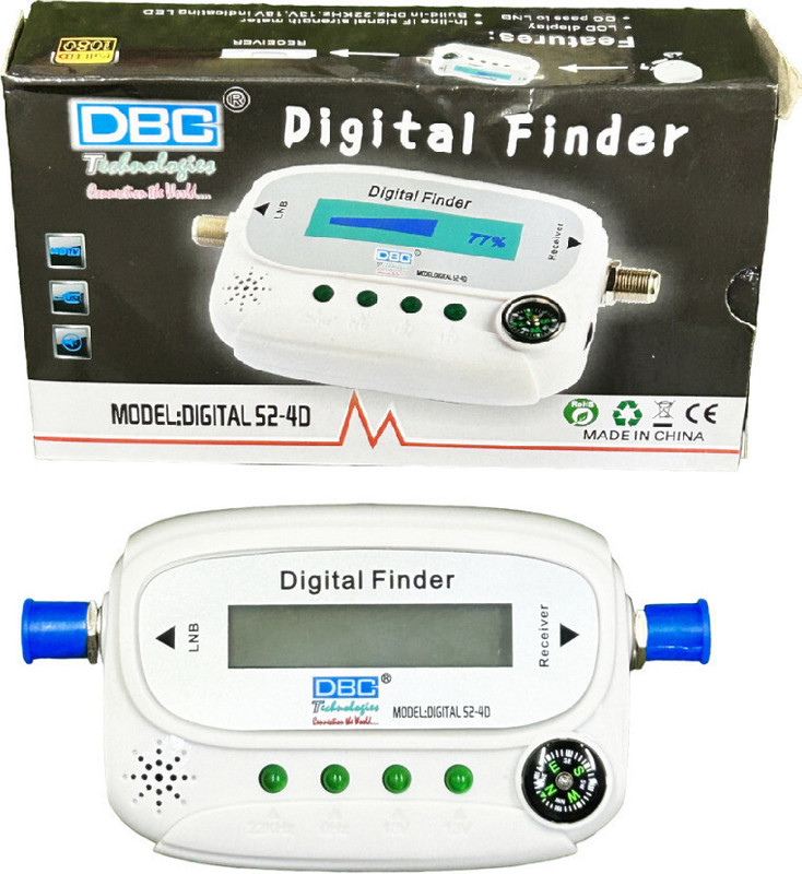 BALRAMA Digital Satellite Meter Signal Finder Machine for Dish DTH Cable TV Set Top Box Antenna Rotator