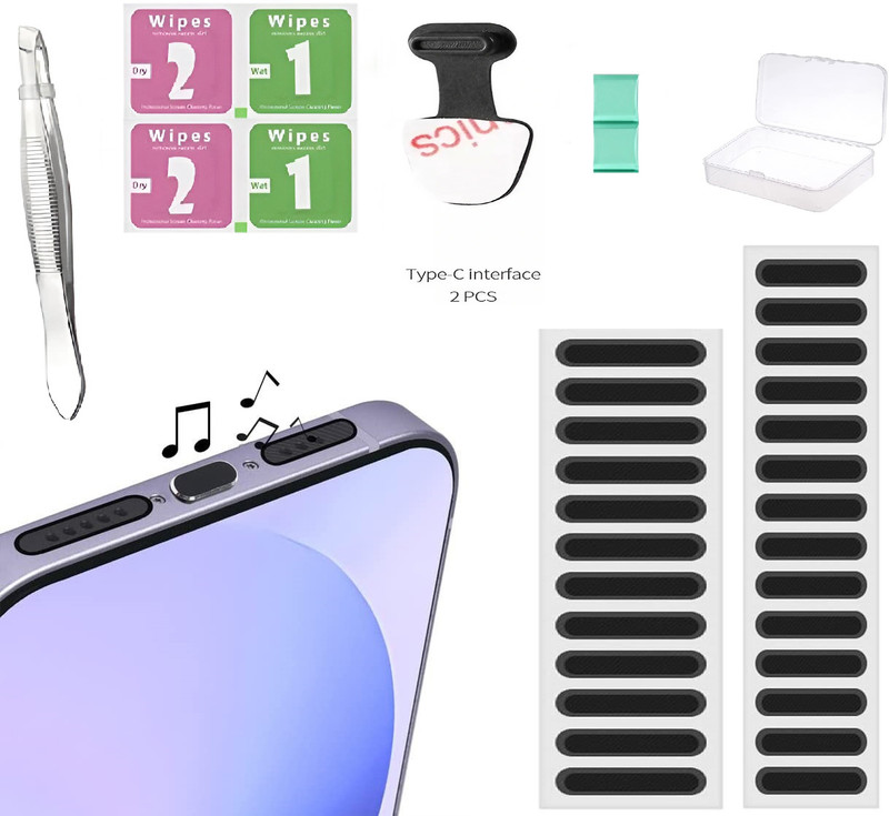 Wiska Metal Mesh Anti Dust Proof Adhesive Net Sticker Speaker Protector Accessories USB Silver Anti-dust Plug(Mobile, Tablet Pack of 1)