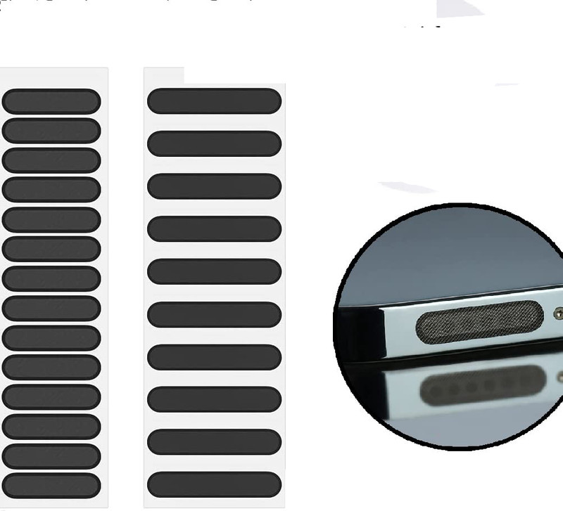 SIMWAY Speaker Protector for Android & iPhone (Long 10/Short 10 PCS) USB Black Anti-dust Plug(Mobile, Tablet Pack of 20)