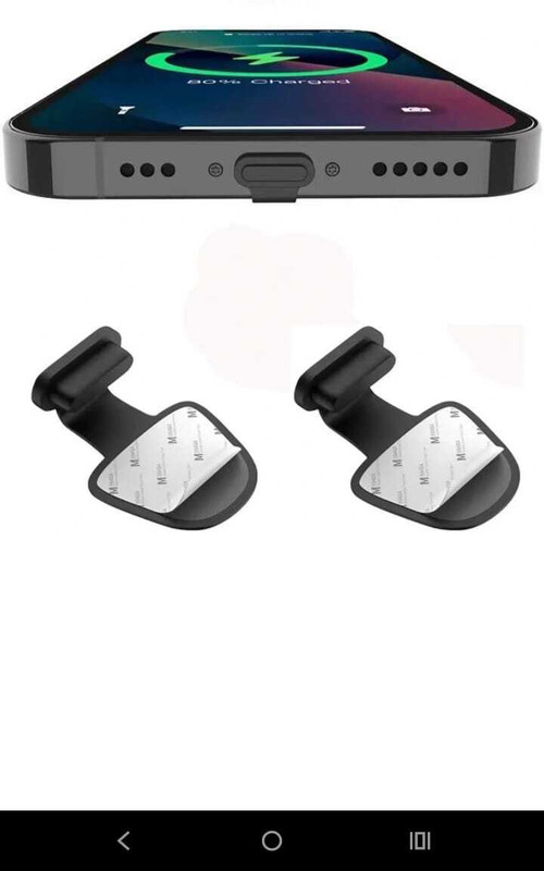 ELEPHANTBOAT USB Orange Anti-dust Plug(Mobile Pack of 4)