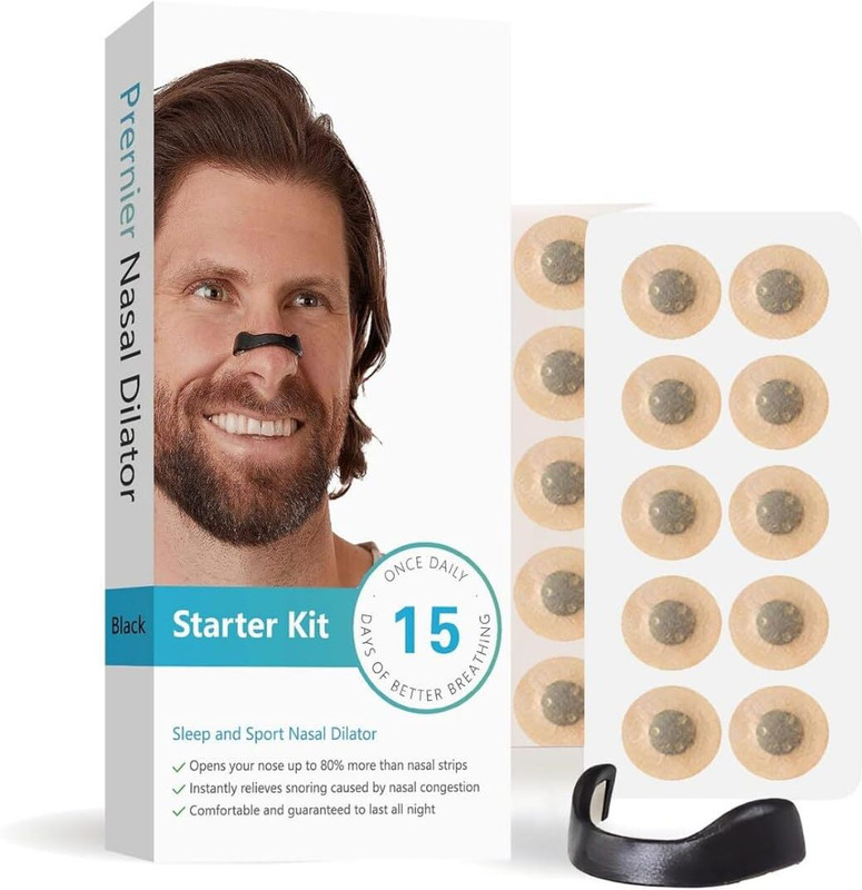 Freven Nasal Strip Starter Skin-Safe Sleep Intake Breathing Nasal Strips Comfortable Nose Shaper(Pack of 15)