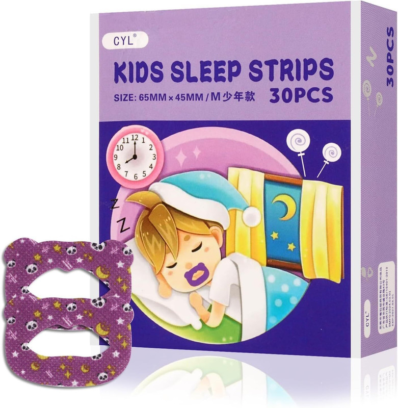 SHUBHPETAL tape Snore Kids Sleep Strips, 30pcs Mouth Shape(purplle)