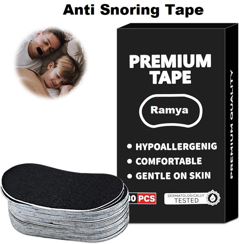 Ramya beauty care Premium mouth sealing tape for sleep-02 Anti-snoring Device(Mouthpiece)