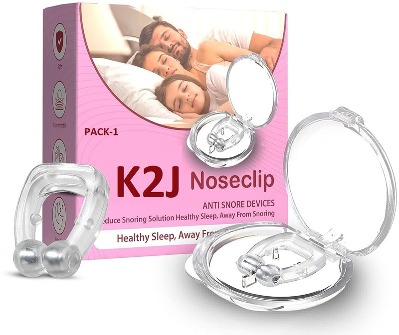 K2J Relieves Nasal Anti Snore nose clip Silicone Magnetic Wonderful Sleeping Anti-snoring Device(Nose Clip)
