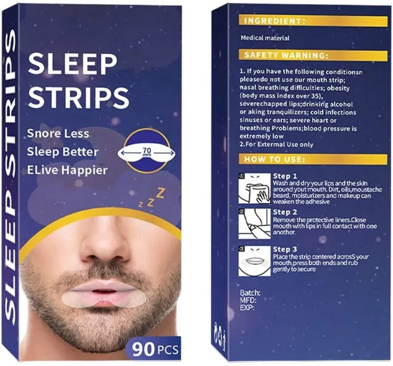 K2J mouth tape for sleeping men Anti-snoring Device(Mouthpiece)