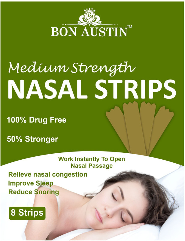 Bon Austin Better Breath 8Pc Anti Snore Nasal Strips for Good Sleep Snoring Stopper for Men Anti-snoring Device(Nasal Strip)