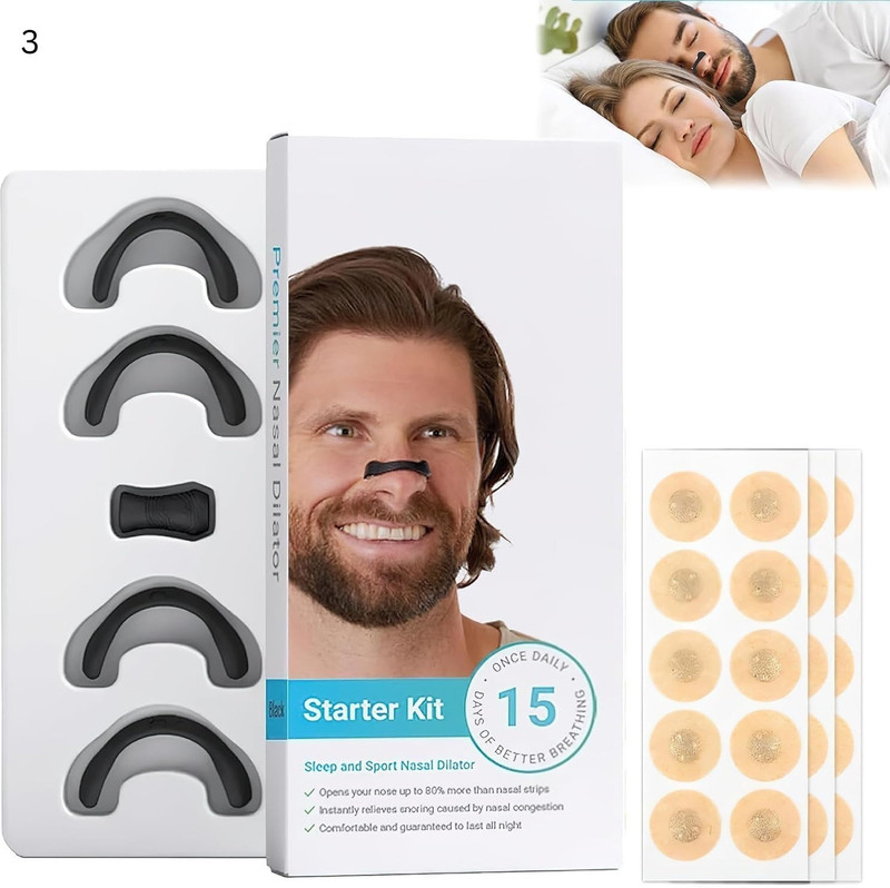 Trysome Magnetic Nose Strips for Breathing/Snoring Stopper For Men Anti-snoring Device(Nasal Strip)
