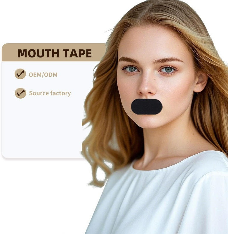 Ramya beauty care Oxygen flow FIX Mouth Tape for Sleeping, Black colour 30 Anti-snoring Device(Mouthpiece)