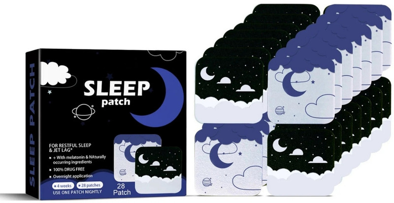 Digital Shoppy 28 pcs Sleep Aid Patch – Natural Relief for Insomnia - Black(Black)