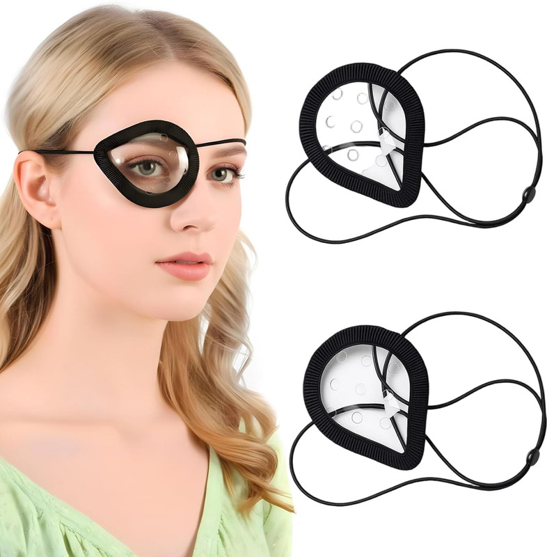 HANNEA Clear Ventilated Eye Shield Cover Single Eye Cover(Multicolor)