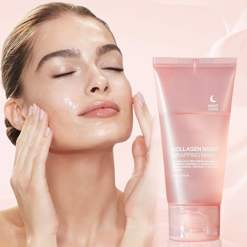 Calldrishe Medicub Collagen Night mask Overnight Wrapping Peel Off Facial Elasticity Care Face Shaping Mask