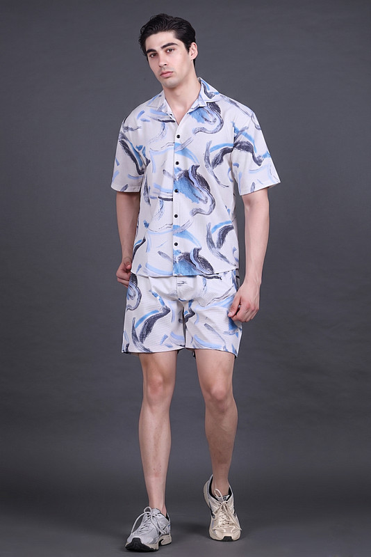 Nxtwin Shirt Regular Shorts Co-ords Set