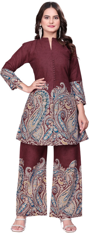 Sworny Fashion Tunic Palazzos Co-ords Set