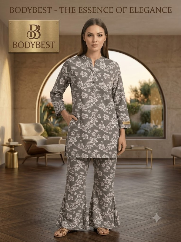 GeetaKashiStore Tunic Palazzos Co-ords Set