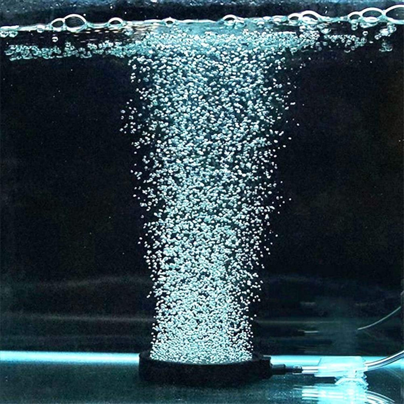 CEESHA Fish Tank Air Stone Bubble Diffuser 3 Inch Ceramic Airstone Aquarium Air Stone(1 Stones)