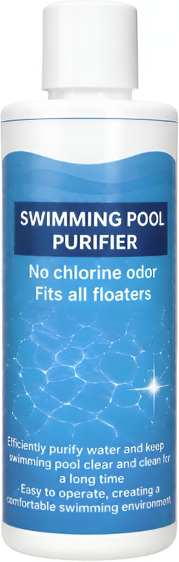 AD SOLANKI AquaPure Swimming Pool Purifier | No Chlorine Odor | Fits All Floaters | 100ML Solvent Aquarium Cleaner