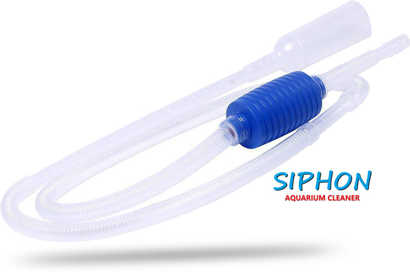 Hallofeed Aquarium Vacuum Syphon Pipe Fish Tank Gravel Cleaner Electrical Aquarium Cleaner