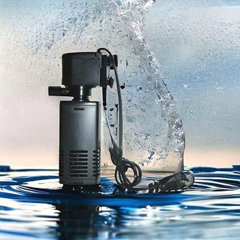 Home Bargains High Power Submersible Water Pump for Aquarium, Fountain & Hydroponics Power Aquarium Filter(Mechanical Filtration for Salt Water and Fresh Water)