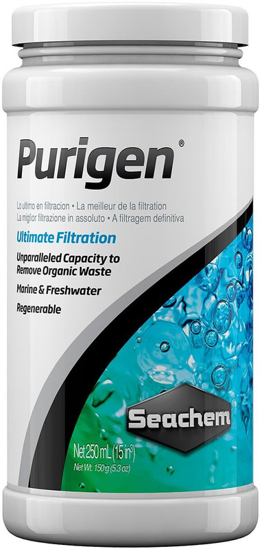 SEACHEM Purigen 250ml Solvent Aquarium Cleaner