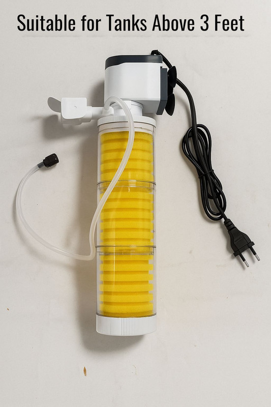 MyPetFishy VS-WP1000FA Power Aquarium Filter(Biological Filtration for Salt Water and Fresh Water)
