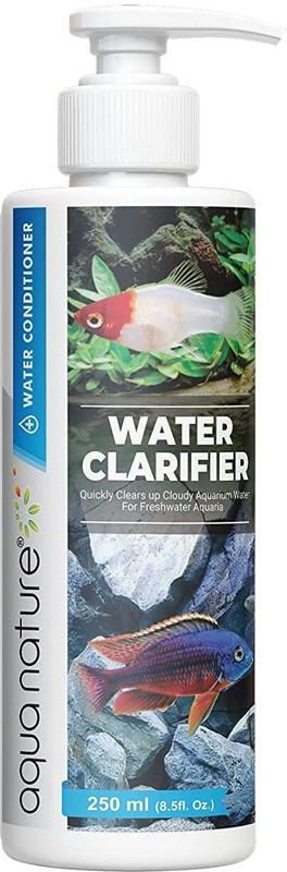 Aquanature Water Clarifier Clears Up Cloudy Aquarium Water for Freshwater Aquaria (250ml) Aquarium Filter Cartridge(10, Pack of 1)