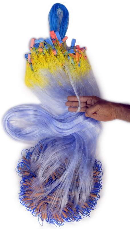 Barsha Fishing Nets 2 Finger Fishing Net Gillnet Aquarium Fish Net(153 cm x 1828 cm)