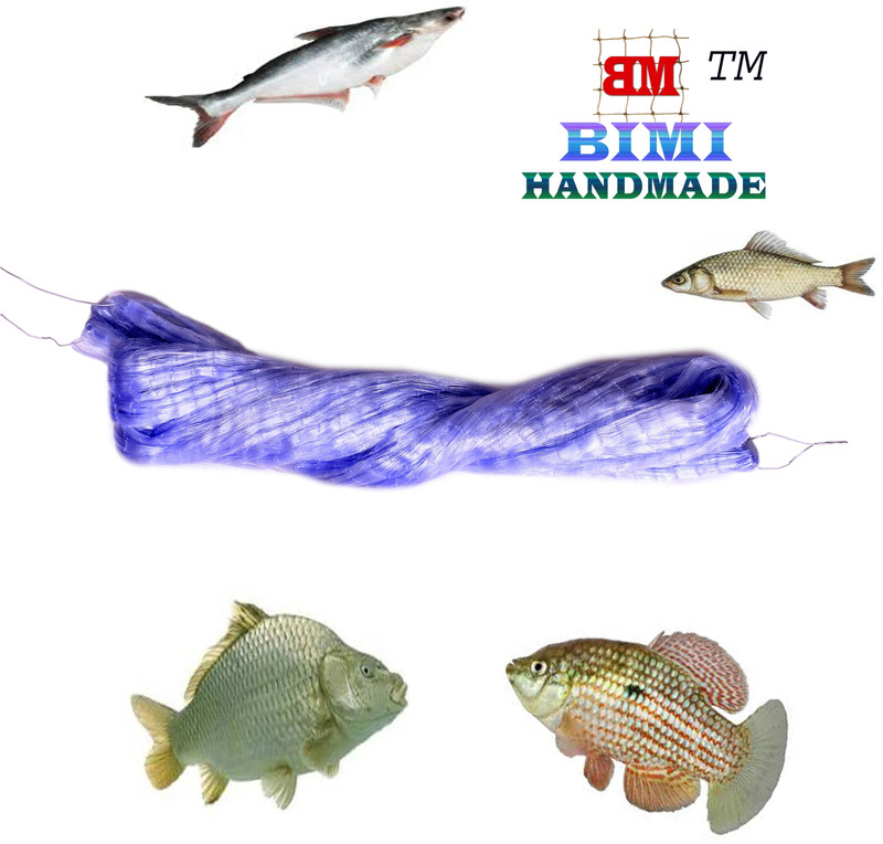 BIMI HAND MADE 2 Finger 50 Mm China Fishing Net Aquarium Fish Net(9144 cm x 243.84 cm)