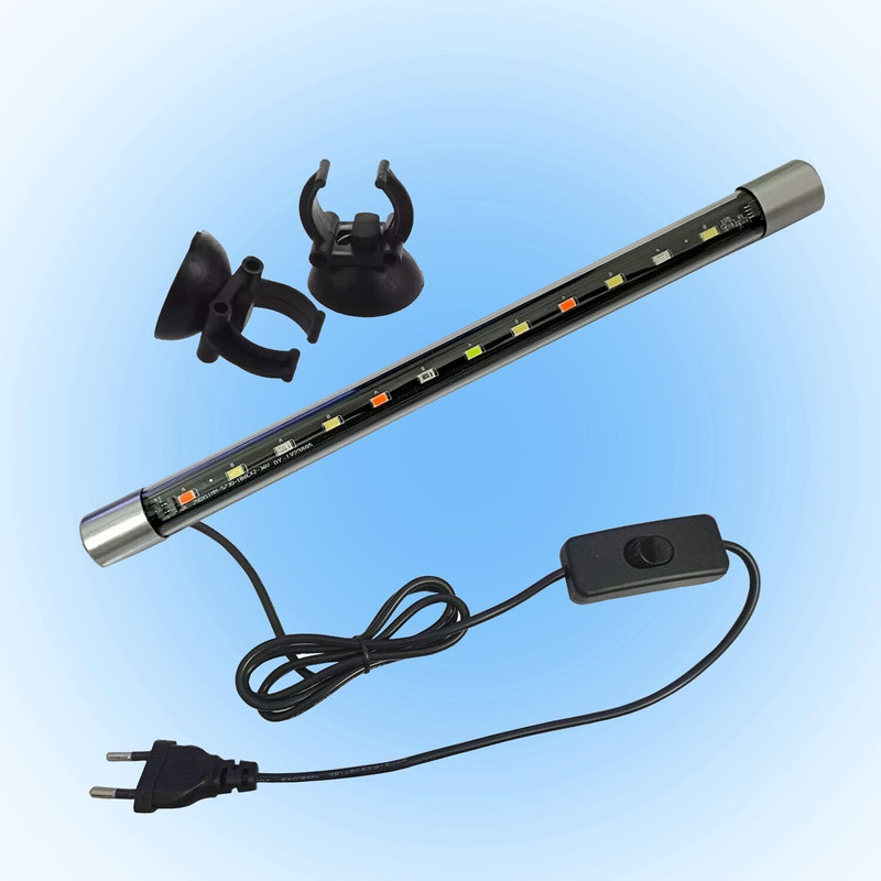 AquaTail Multicolor LED Aquarium Light(Freshwater Fish Tank, Saltwater Fish Tank, Saltwater Reef Tank)
