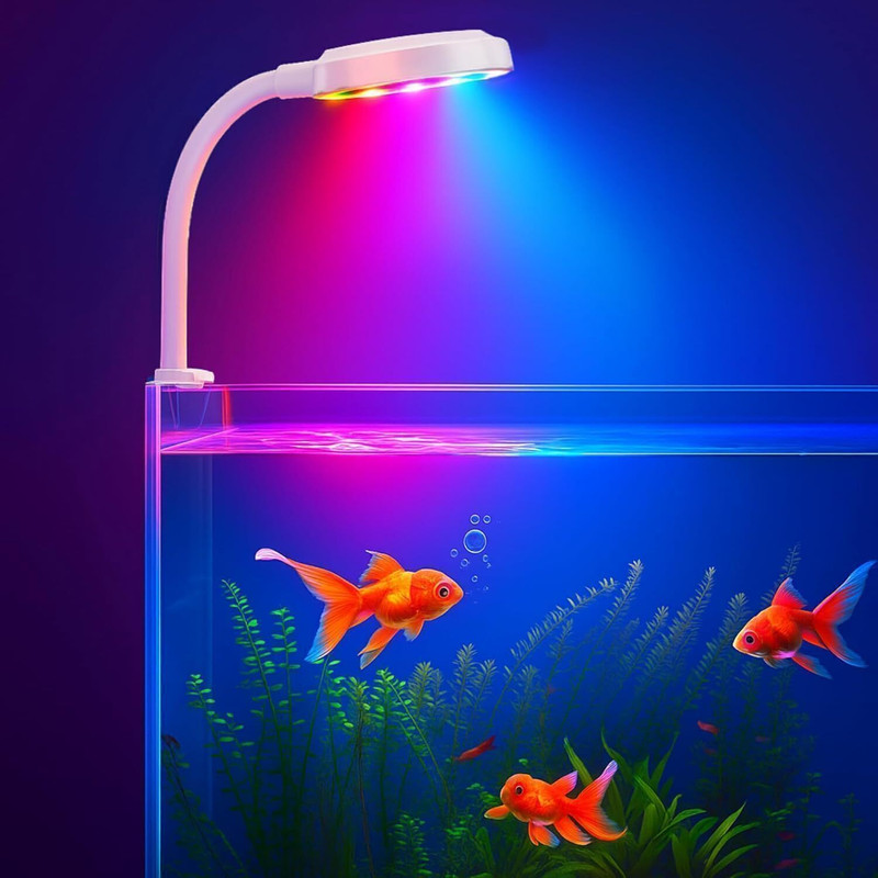 Buraq Multicolor LED Aquarium Light(Freshwater Fish Tank, Saltwater Reef Tank)