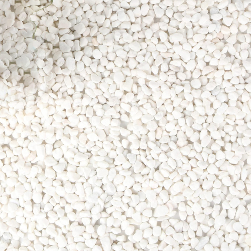 XINXIU Natural Irregular Shaped Fish Tank Gravel Stones River Rock Planted Substrate(White, 1.98 kg)