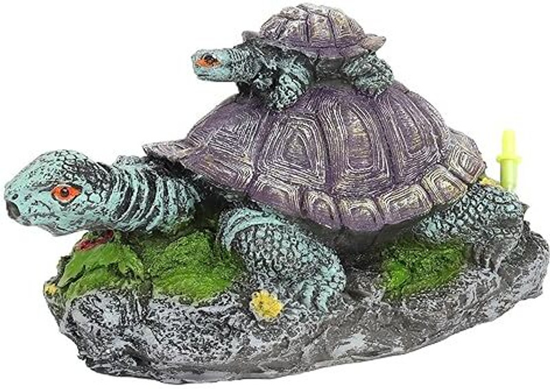 SYMKARD Aquarium Turtle Toy Underwater Landscape For Fish Tank Decoration Ornament Laterite Unplanted Substrate(Multicolor, 0.2 kg)