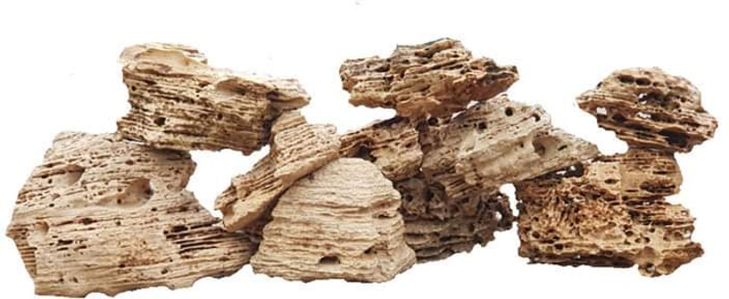 Landscape River Rock Planted Substrate(Brown, 10 kg)