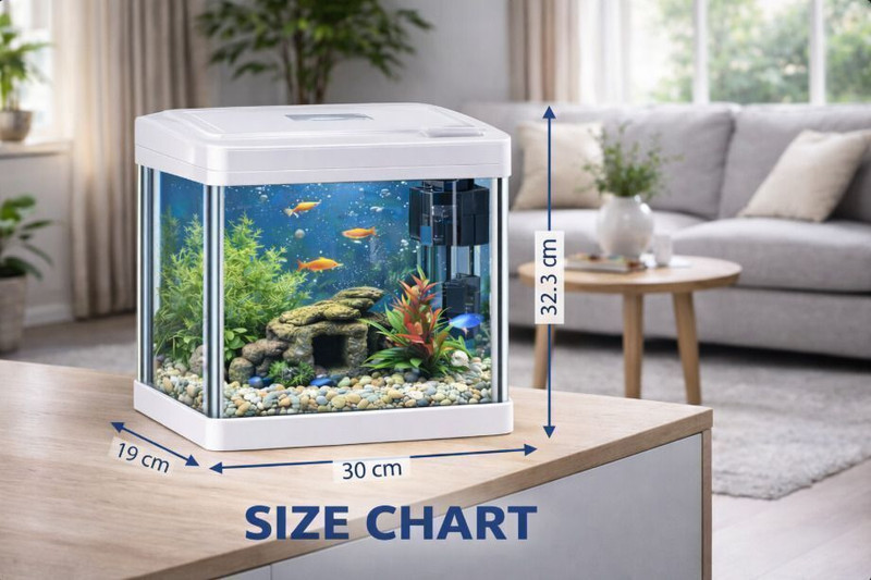 SURAJ AQUARIUM BLUEPET BY-300 Rectangle Aquarium Tank(12 L)