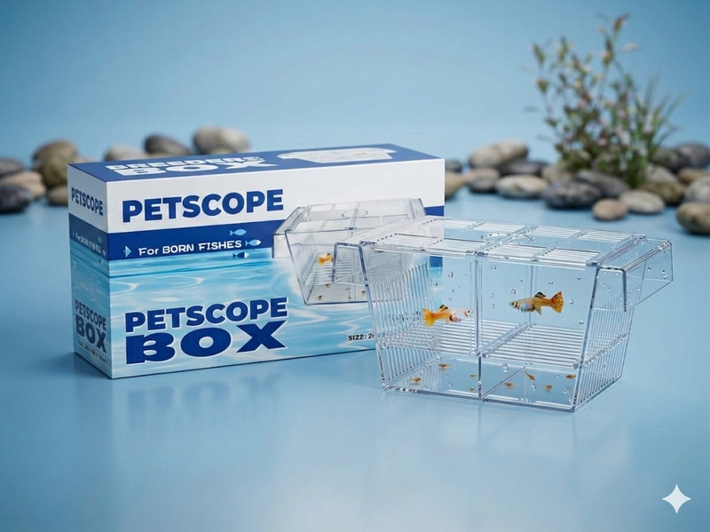 Petscope BREEDER BOX Rectangle Aquarium Tank(1 L)