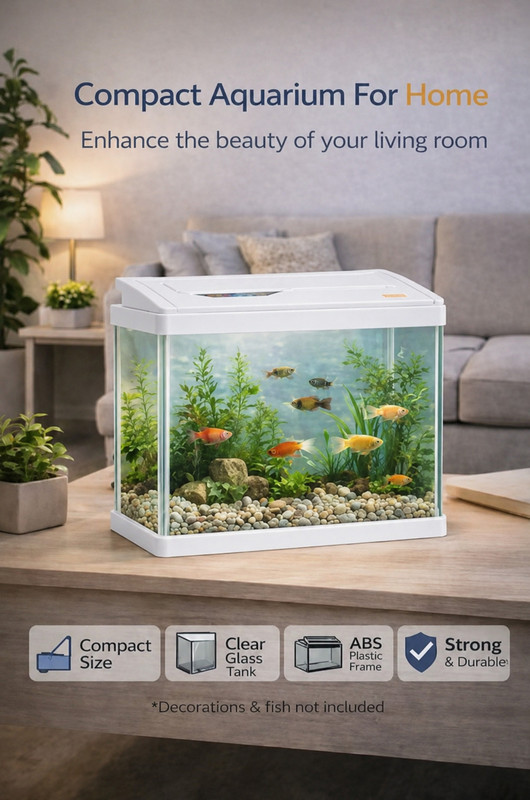 SURAJ AQUARIUM BY/PY 240 AQUARIUM FISH TANK Rectangle Aquarium Tank(12 L)