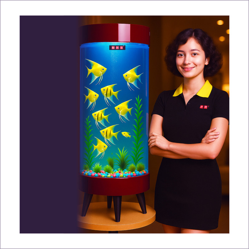 MH9 AQ52L Cylinder Aquarium Tank(52 L)