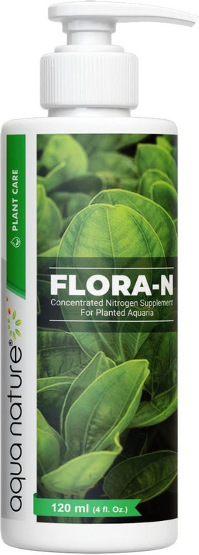 Aquanature Flora (N) Concentrated Nitrogen Supplement Liquid for Planted Aquarium Aquatic Plant Fertilizer(120 ml)