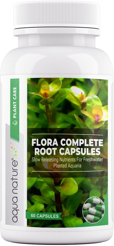 Aquanature Floracomplete Capsule Root Tab Slow Releasing All in One Nutrient 60tab Aquatic Plant Fertilizer(60 Pieces)