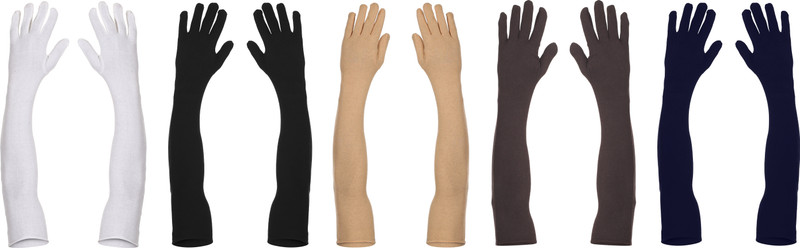 MUKHAKSH Cotton Arm Sleeve For Boys & Girls(Free, Brown, White, Blue, Black, Beige)