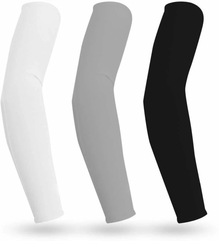 Z-Zippyque.Store Cotton, Nylon Arm Sleeve For Men & Women(Free, Black, Grey, White)