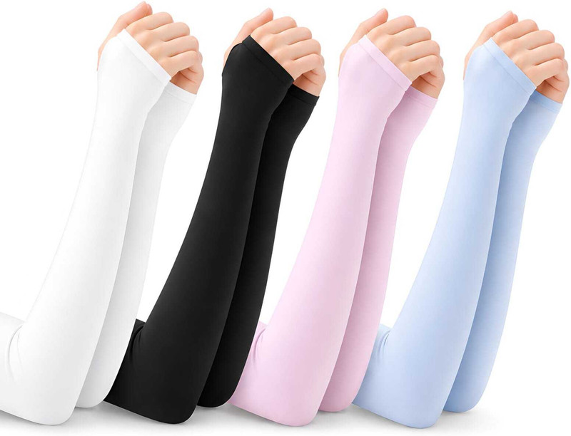A online snake Cotton Arm Sleeve For Women(Free, Multicolor)