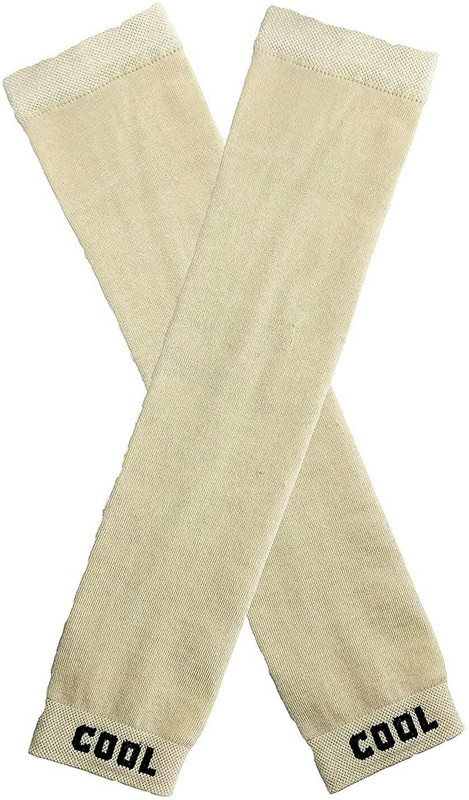 Sunex Nylon Arm Sleeve For Boys & Girls(Free, Beige)