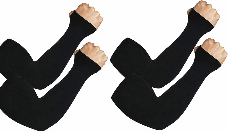 RBSOCK Arm Sleeve For Men Cycling Gloves(Black)