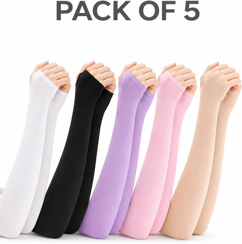 A online snake Polyester Arm Sleeve For Men & Women(Free, Multicolor)